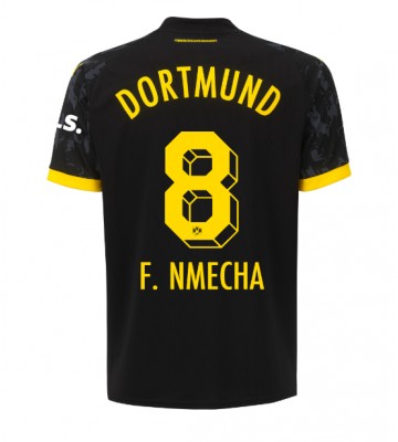 Lacne Muži Futbalové dres Borussia Dortmund Felix Nmecha #8 2023-24 Krátky Rukáv - Preč